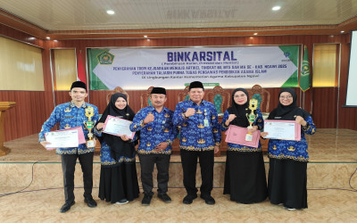 Guru MAN 2 Ngawi Borong Juara Lomba Menulis Artikel Ilmiah Tingkat MA se-Kabupaten Ngawi 2025