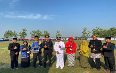 MAN 2 Ngawi Raih Juara 1 dan 2 Gerak Jalan pada Upacara HUT ke-80 RI